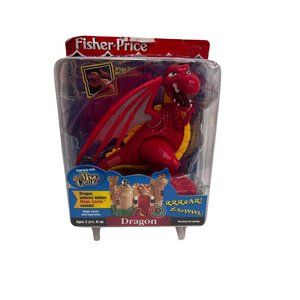 1999 Magic Castle Fisher Price  Red Dragon Moving Wings and Mouth